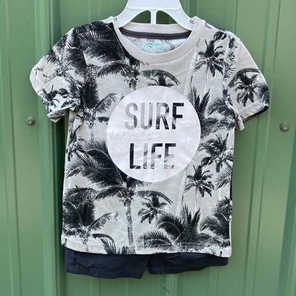 Toddler Boys Active Lightweight Breathable T-Shirt & Shorts 2, 2-pc Sets Size 3T - Picture 5 of 7